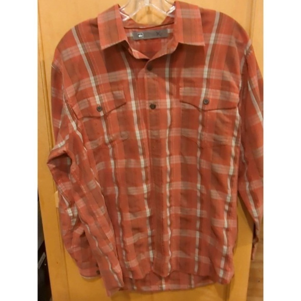 REI Long Sleeve Fishing, Camp Shirt, Vented Long‎ Sleeve Men's Medium